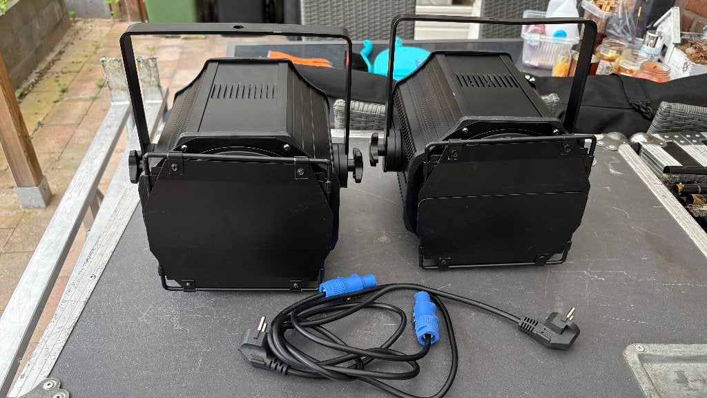 2X Cob Fresnel lamp, Ophalen, Gebruikt, Licht, Stroboscoopeffect