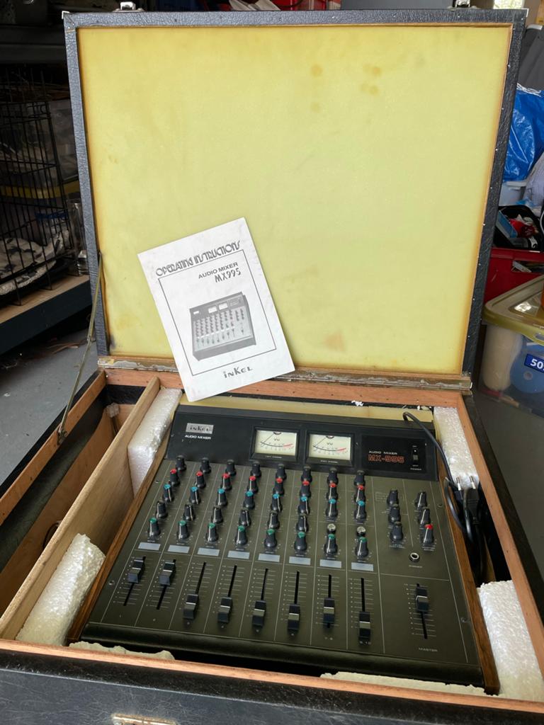 Inkel Audio Mixer MX995 - Vintage Mengpaneel met Koffer, Muziek en Instrumenten, Mengpanelen, Ophalen, Zo goed als nieuw, 5 tot 10 kanalen