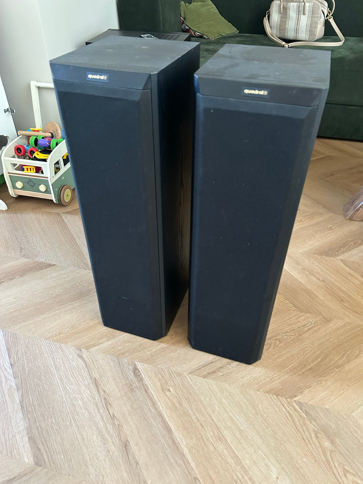 Quadral Odin mk3 Vloerstaande Luidsprekers, Audio, Tv en Foto, Luidsprekers, Vloerstaande luidspreker, Gebruikt, 60 tot 120 watt