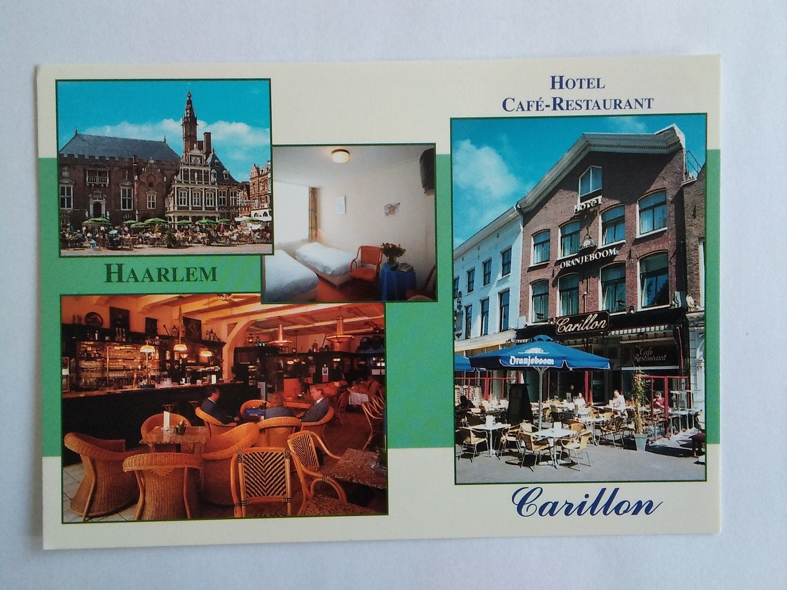 Ansichtkaart Haarlem Hotel Café Restaurant "Carillon", Verzenden, Noord-Holland