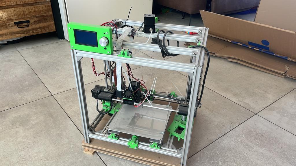 Zelfgebouwde 3D-printer op basis,Anet A2 – voor hobbyisten, Computers en Software, 3D Printers, Ophalen, Zo goed als nieuw