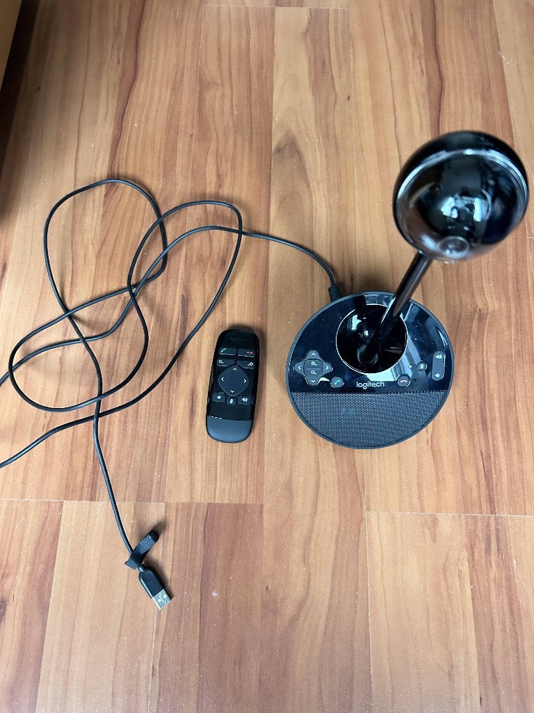 Logitech BCC950–HD Webcam + Speakerphone + Afstandsbediening, Ophalen