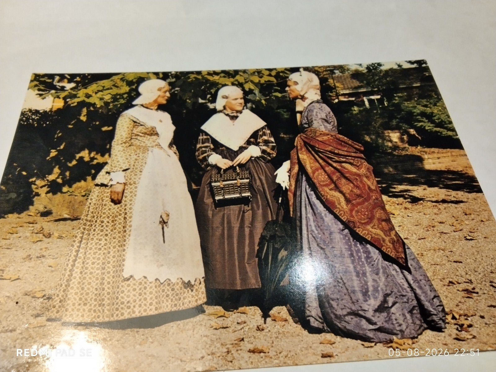 Ansichtkaart Fries kostuum (ca. 1860) -, Ophalen of Verzenden, Voor 1920, Gelopen, Friesland