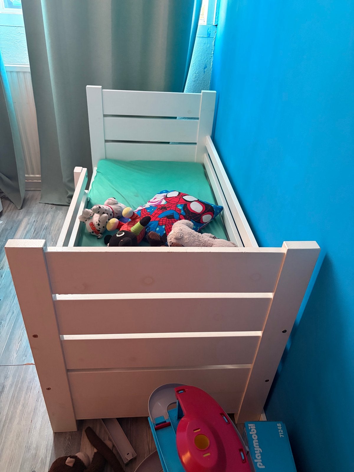Peuterbed inclusief matras - 150x70 cm, Ophalen, Gebruikt, 70 tot 85 cm, 140 tot 160 cm