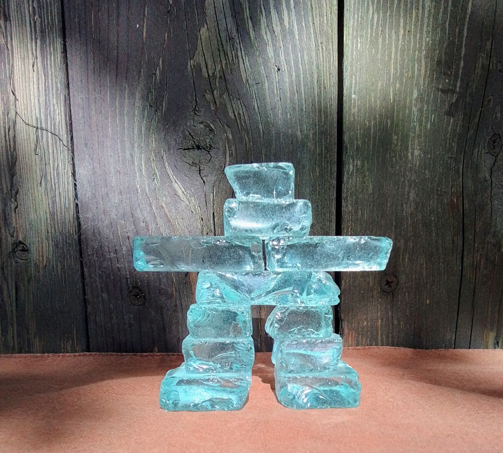 9cm INUK SHUK glazen beeldje, Ophalen of Verzenden
