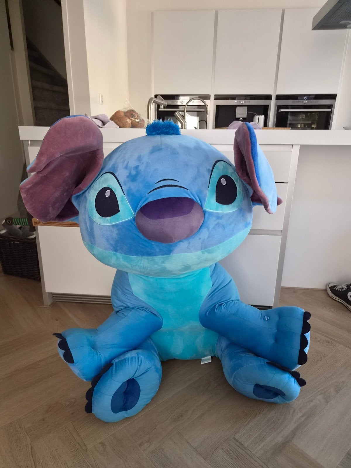 Grote Disney Stitch Knuffel - Zo goed als nieuw, Ophalen, Disney, Disney, Overige typen