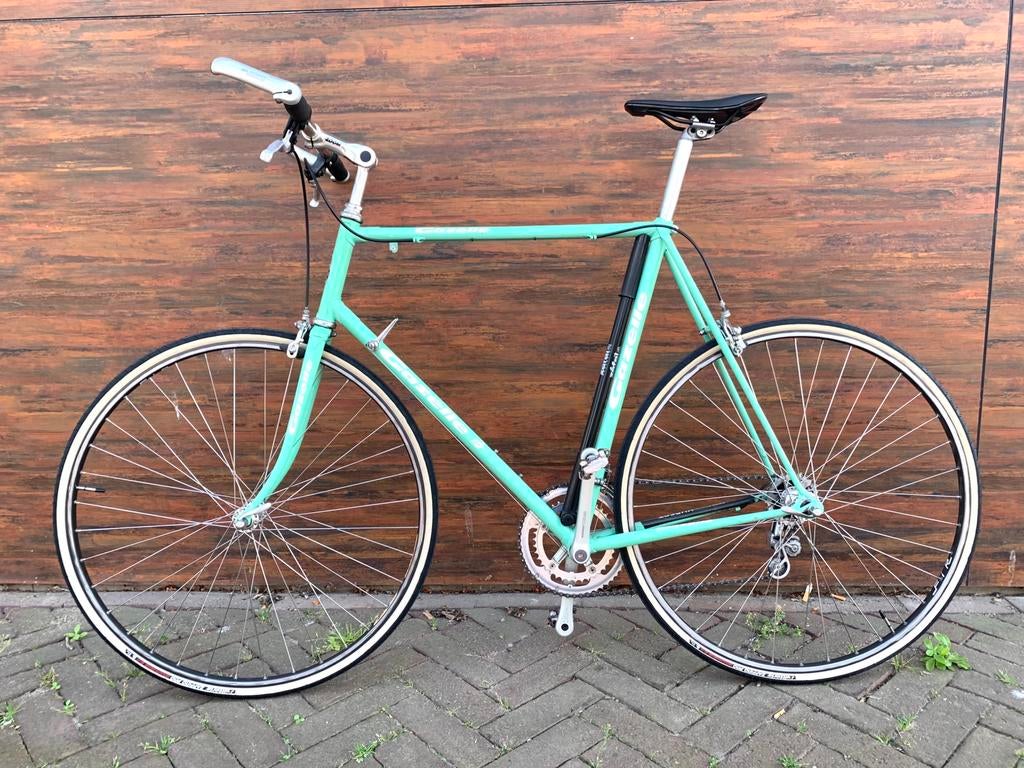Gazelle vintage, nieuwe banden, Fietsen en Brommers, Fietsen | Racefietsen, Ophalen, 28 inch, Gebruikt, 61 tot 65 cm