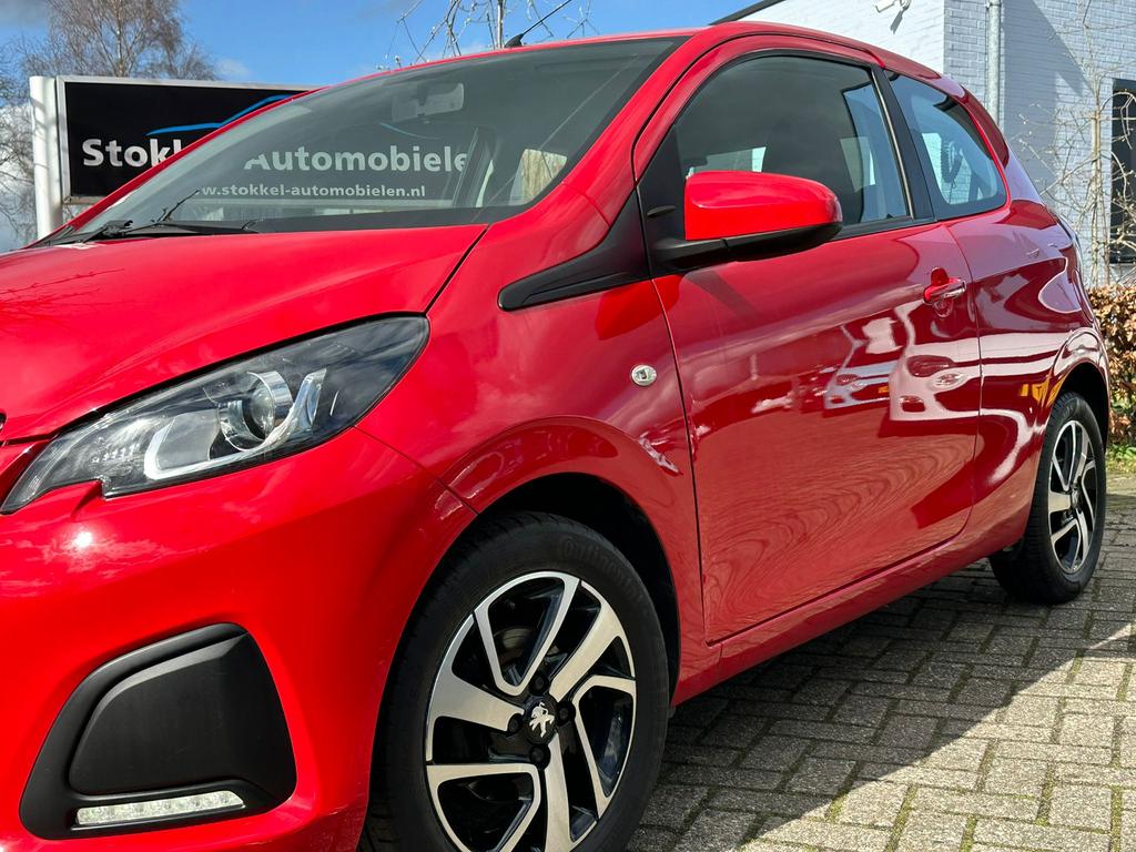 Peugeot 108 1.0 12V Active E-vti 68PK Aux/✅tel/airco 2014, Voorwielaandrijving, Euro 5, Stof, Zwart