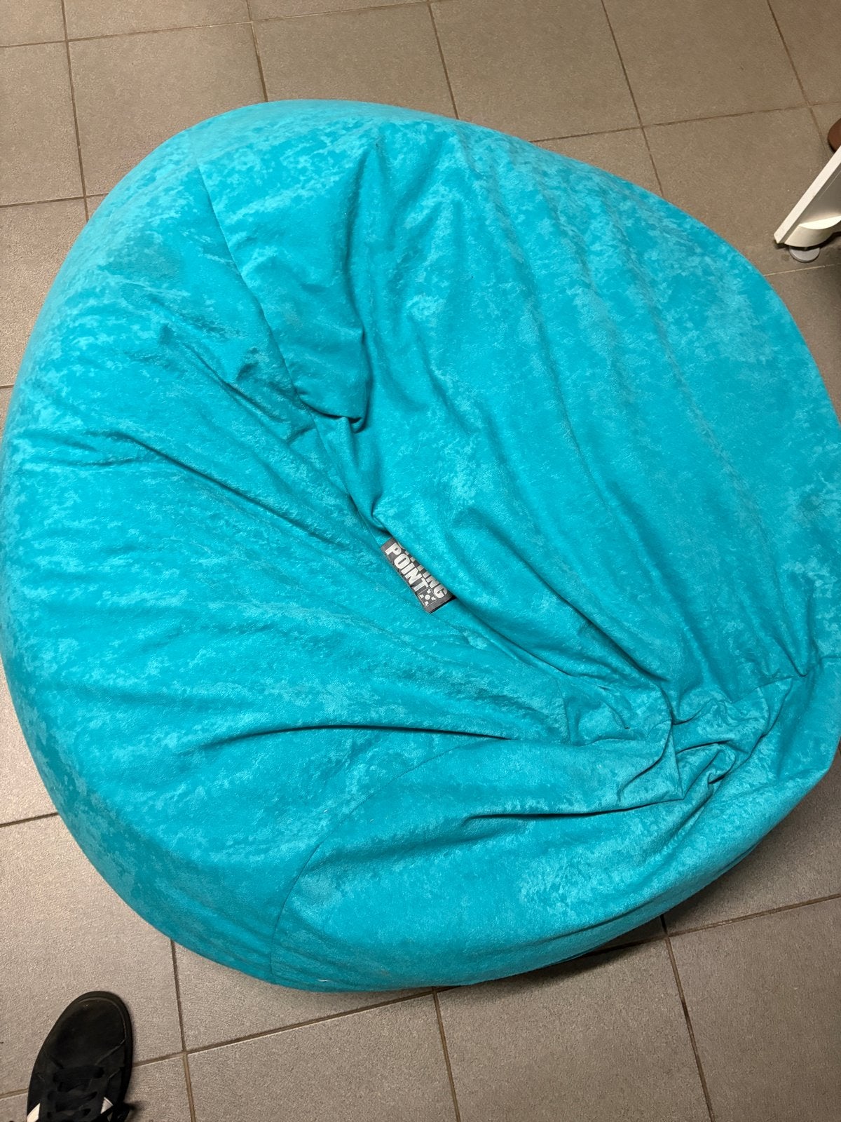 Zitzak XXL Smaragdgroen - Sitting Point Easy BeanBag, Ophalen, Zo goed als nieuw, Groen, Zitzak