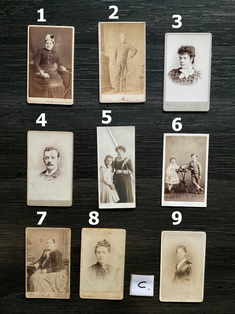 CDV - Carte de Visite C .... Losse Verkoop Mogelijk., Ophalen, Gebruikt, Foto, Voor 1940