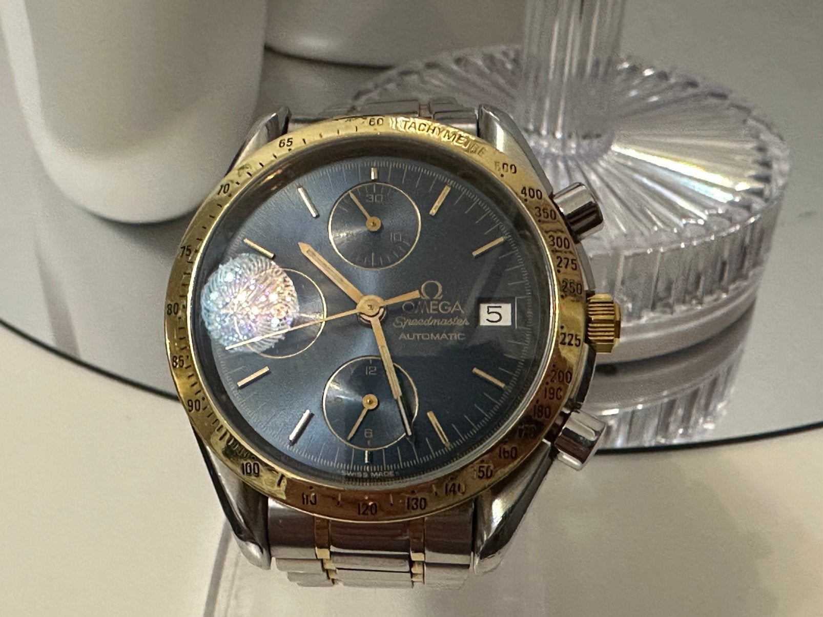 Omega Vintage Speedmaster chronograafhorloge, Antiek en Kunst, Ophalen of Verzenden