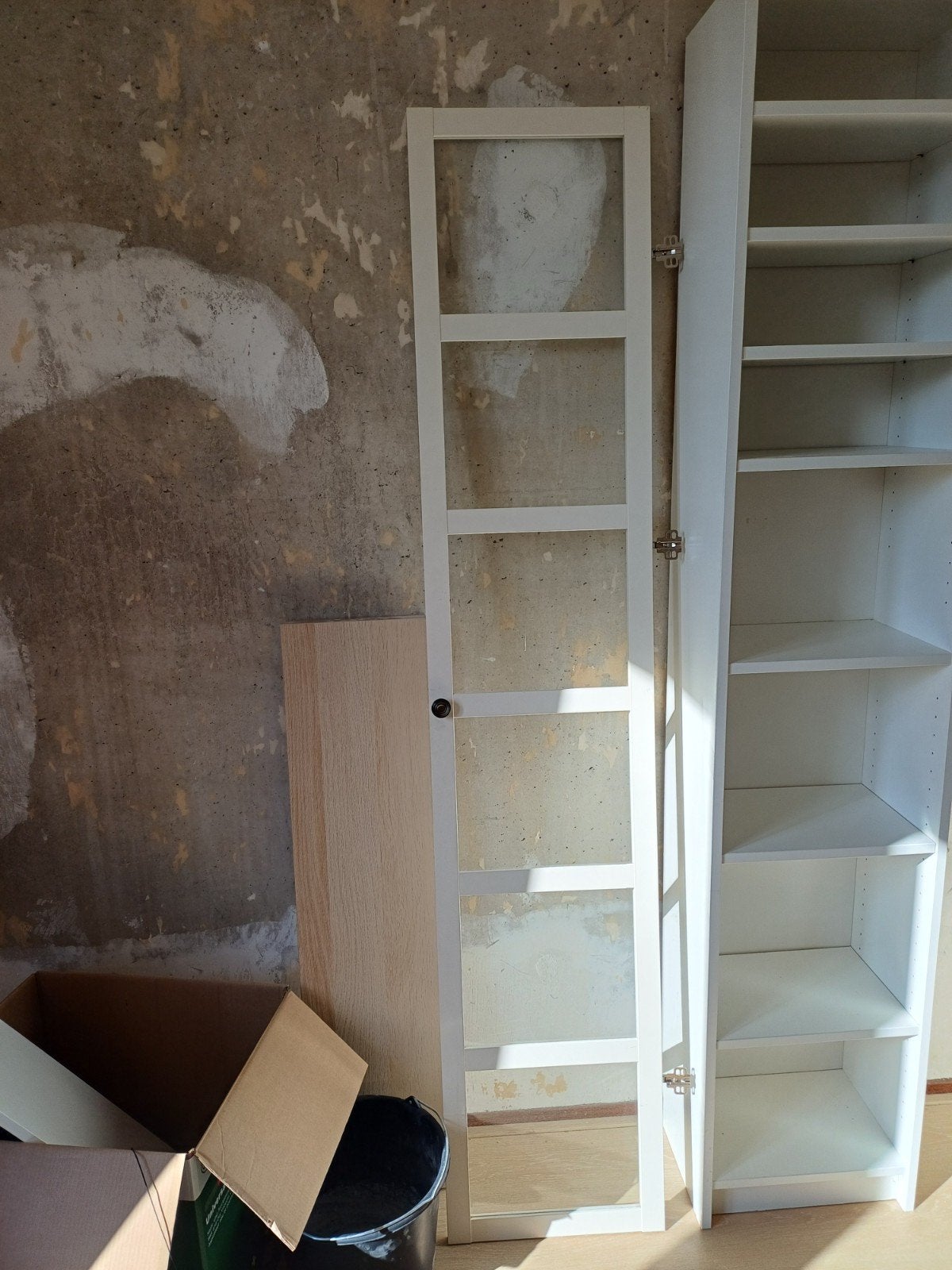 Vitrinedeur voor IKEA BILLY Boekenkast, Ophalen, Minder dan 50 cm, Gebruikt, 200 cm of meer