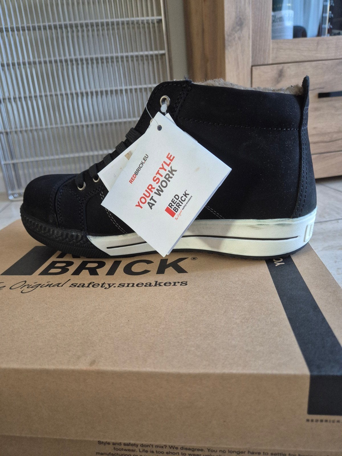 Redbrick S3 veiligheidsschoenen maat 41 – Nieuw in doos, Ophalen, Redbrick, Zwart, Nieuw