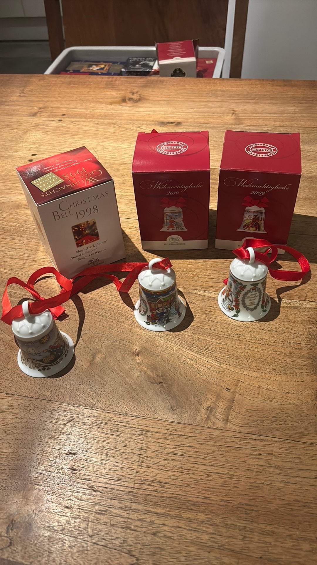Hutschenreuter kerstklokken 57 stuks, Ophalen