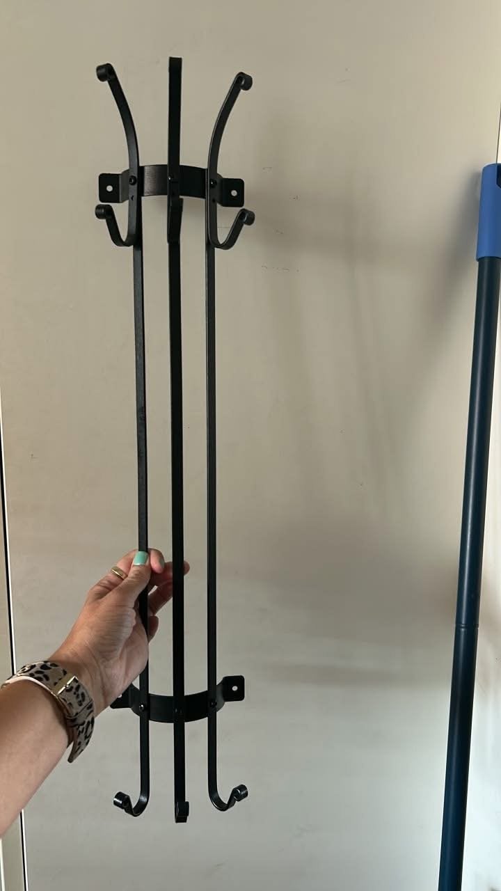 IKEA wandkapstok zwart metaal, Huis en Inrichting, Zo goed als nieuw, Minder dan 100 cm, Metaal, Ophalen