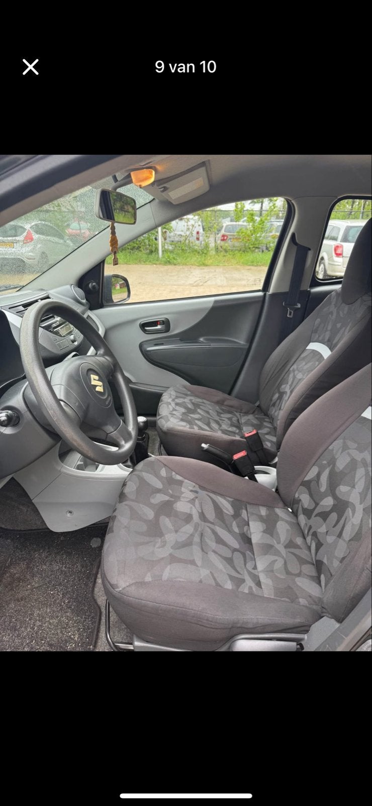 Suzuki Alto 1.0 2010 Zwart, Auto's, Voorwielaandrijving, 200 kg, 4 stoelen, Origineel Nederlands