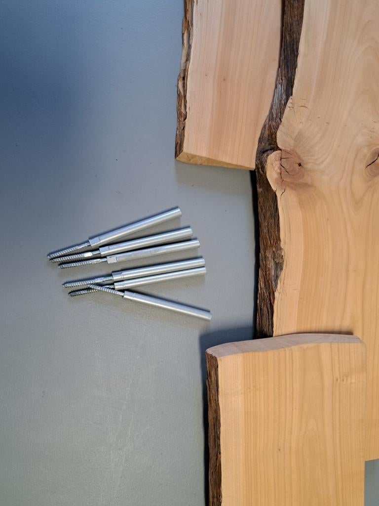 Drie beukenhouten schapjes - 70x20 cm, Huis en Inrichting, Woonaccessoires | Wandplanken en Boekenplanken, Ophalen, Gebruikt