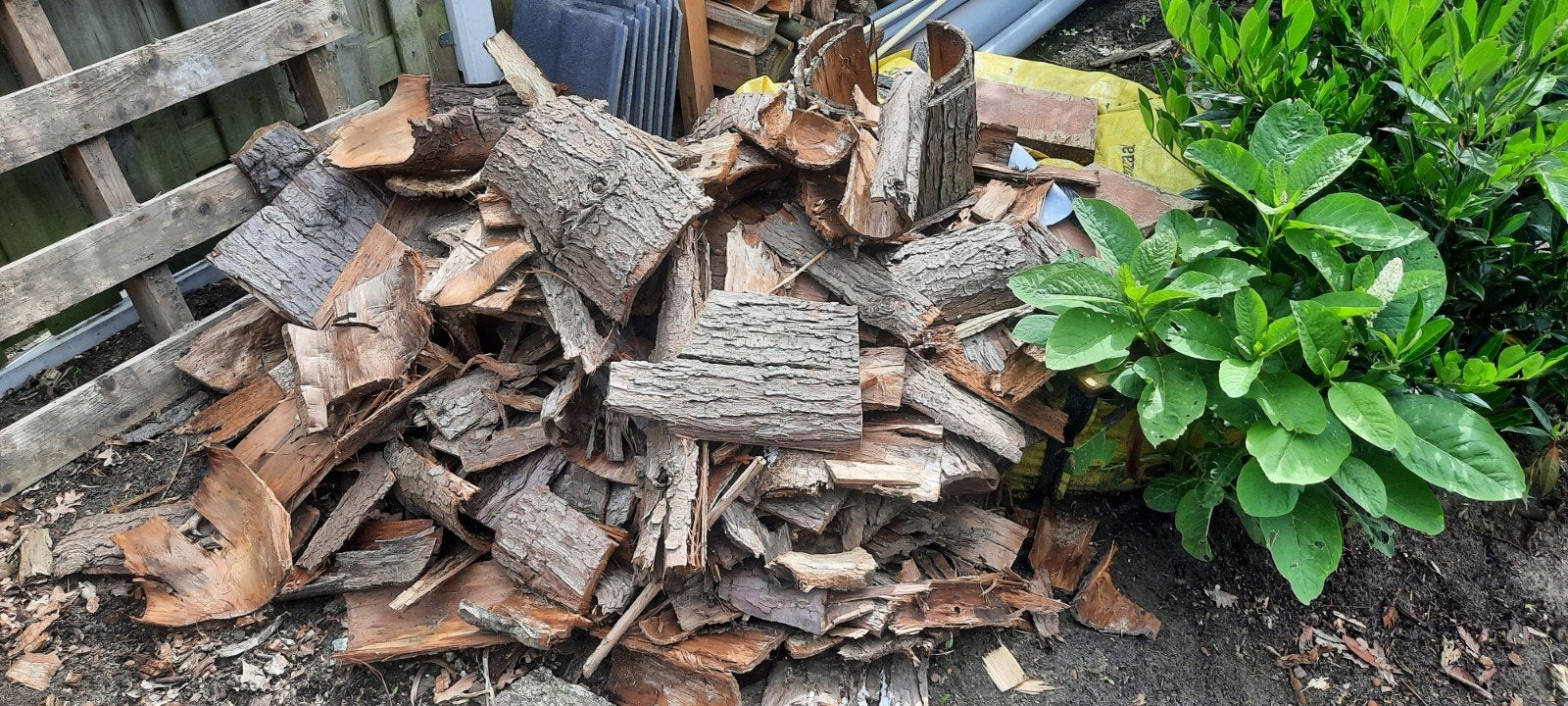Boomschors, Tuin en Terras, Haardhout, Minder dan 3 m³, Ophalen, Overige houtsoorten, Blokken