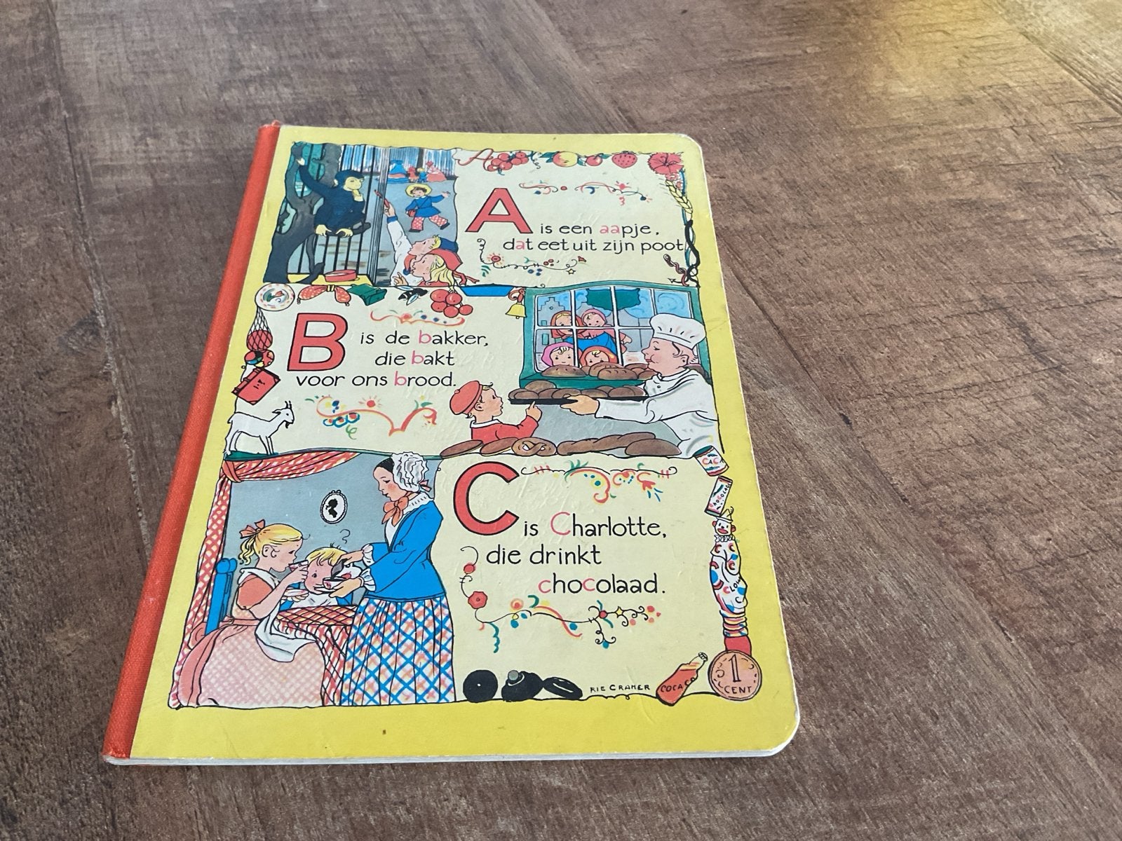 Vintage Letter Leesboekje - Zo goed als nieuw, Ophalen, Zo goed als nieuw, 3 tot 4 jaar