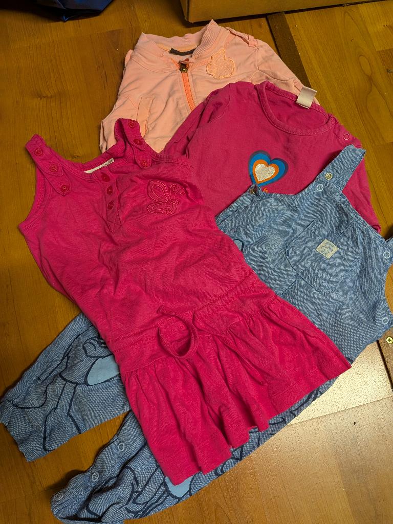 Maat 80 meisje, Kinderen en Baby's, Babykleding | Maat 80, Ophalen of Verzenden, Zo goed als nieuw, Meisje, Jurkje of Rokje
