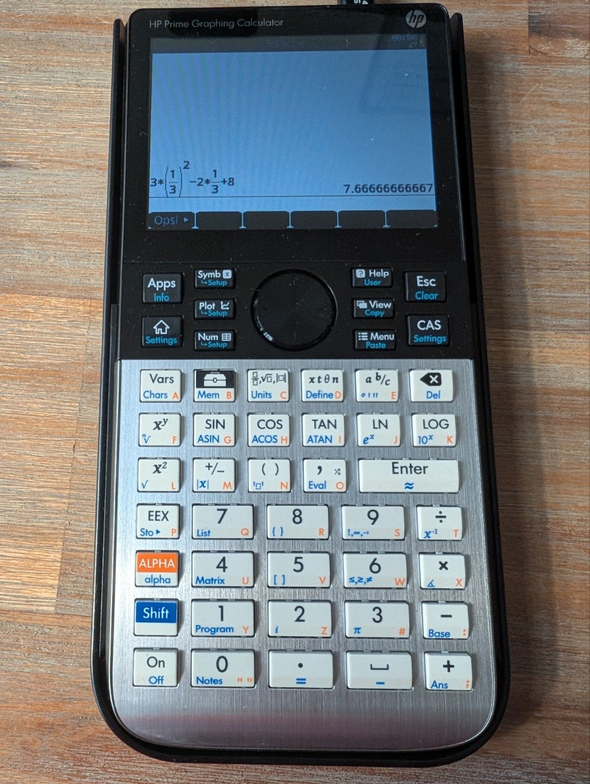 HP Prime Grafische Rekenmachine, Ophalen of Verzenden, Grafische rekenmachine, Zo goed als nieuw