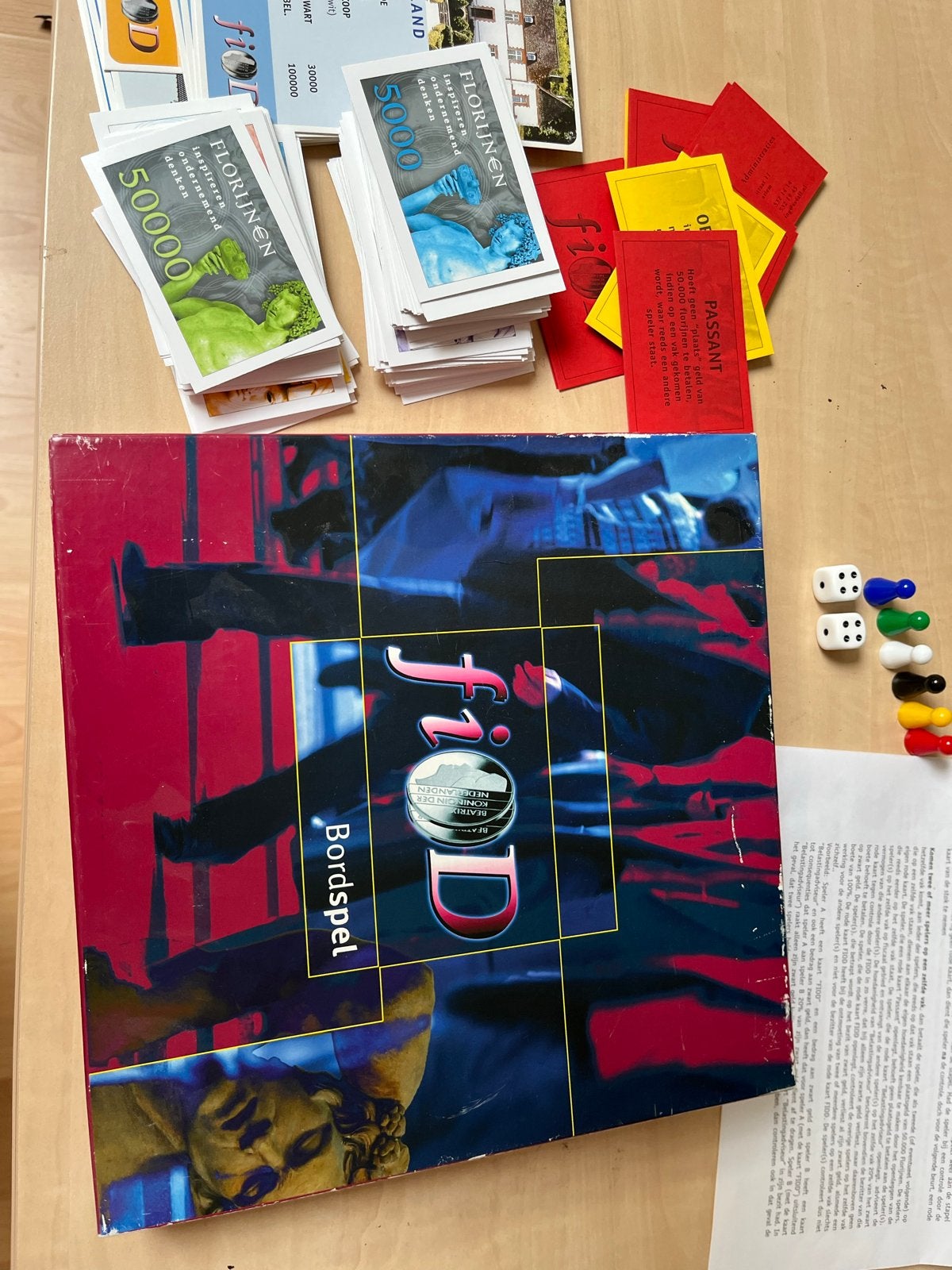 Fiod Bordspel - Spannend financieel spel, Drie of vier spelers, Ophalen of Verzenden, Zo goed als nieuw