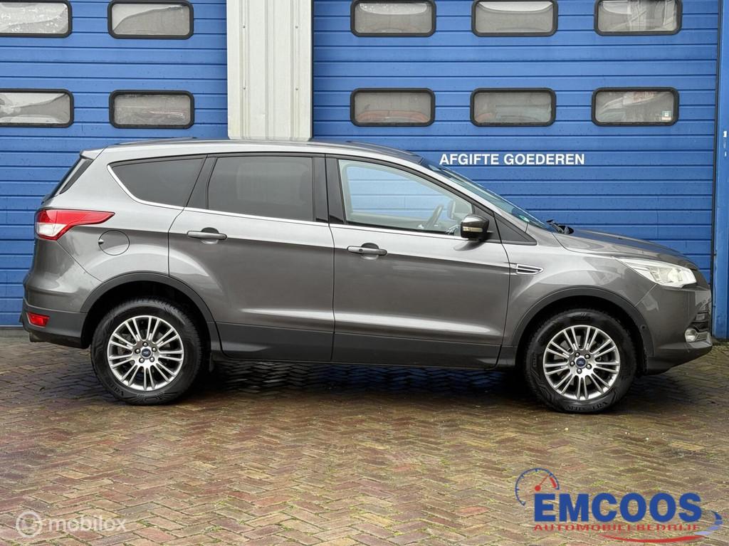 Ford Kuga 1.6 Titanium Plus 4WD * Airco * Automaat * Cruise, Euro 5, Gebruikt, 4 cilinders, Leder