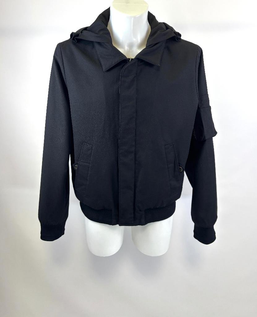 YVES SAINT LAURENT Zwart bomber hoody HEREN jas  Maat 50, Zwart, Ophalen of Verzenden, Zo goed als nieuw, Yves Saint Laurent