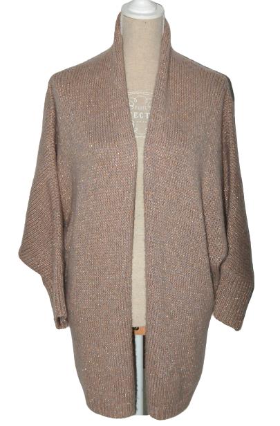 Uno Due glitter vest, goud/zand, Mt. L, Overige kleuren, Verzenden, Maat 42/44 (L), Zo goed als nieuw