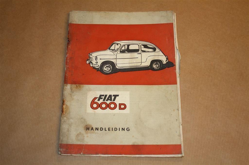 Fiat 600D - Handleiding - 1965, Auto diversen, Handleidingen en Instructieboekjes, Ophalen of Verzenden