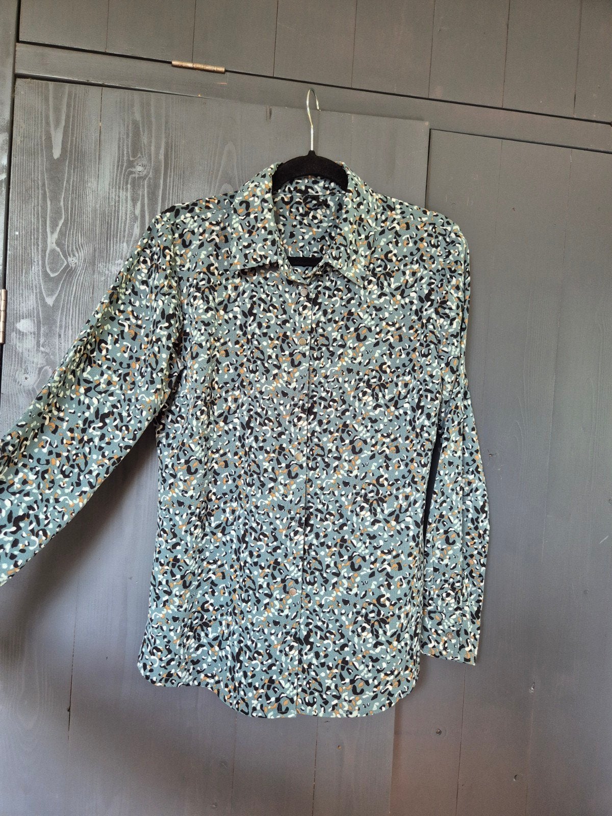 Groene blouse HEMA maat S, Kleding | Dames, Ophalen of Verzenden, Maat 36 (S), Gedragen, Hema