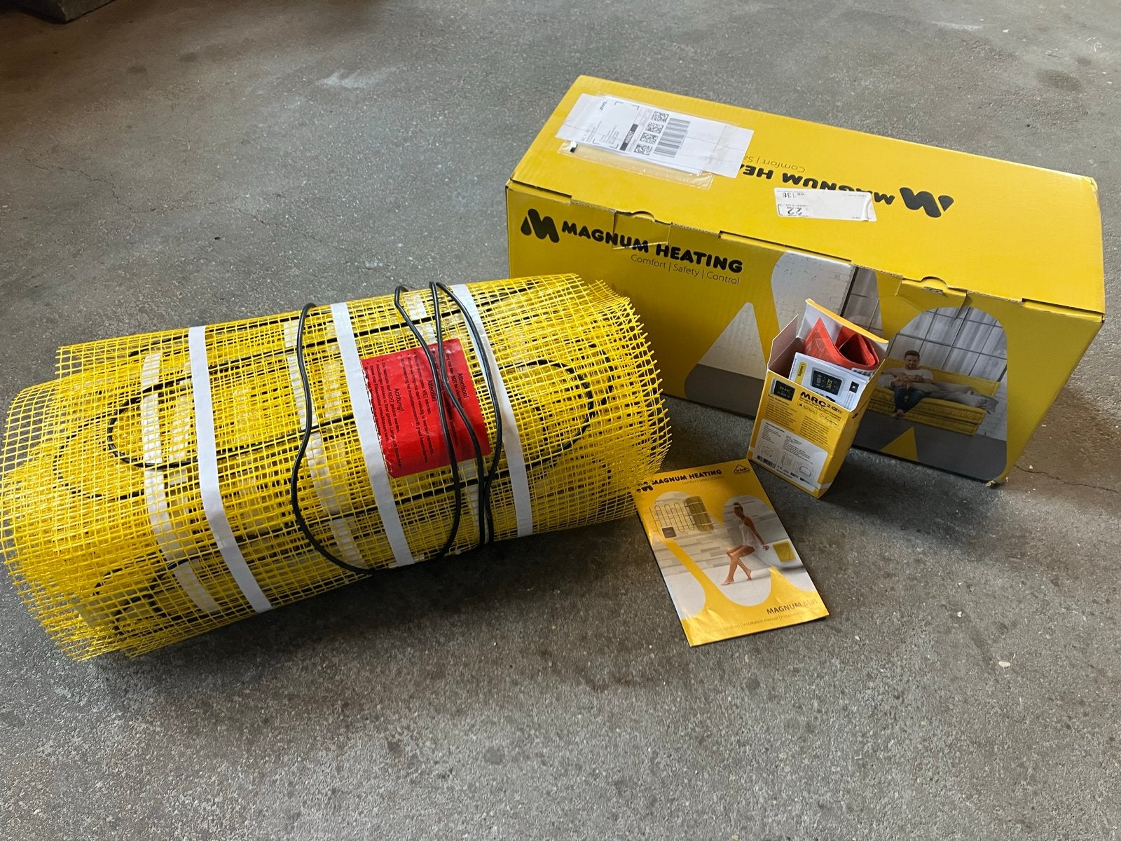 Magnum Heating elektrische vloerverwarming 6m2, Ophalen, Overige typen, Nieuw, Minder dan 60 cm