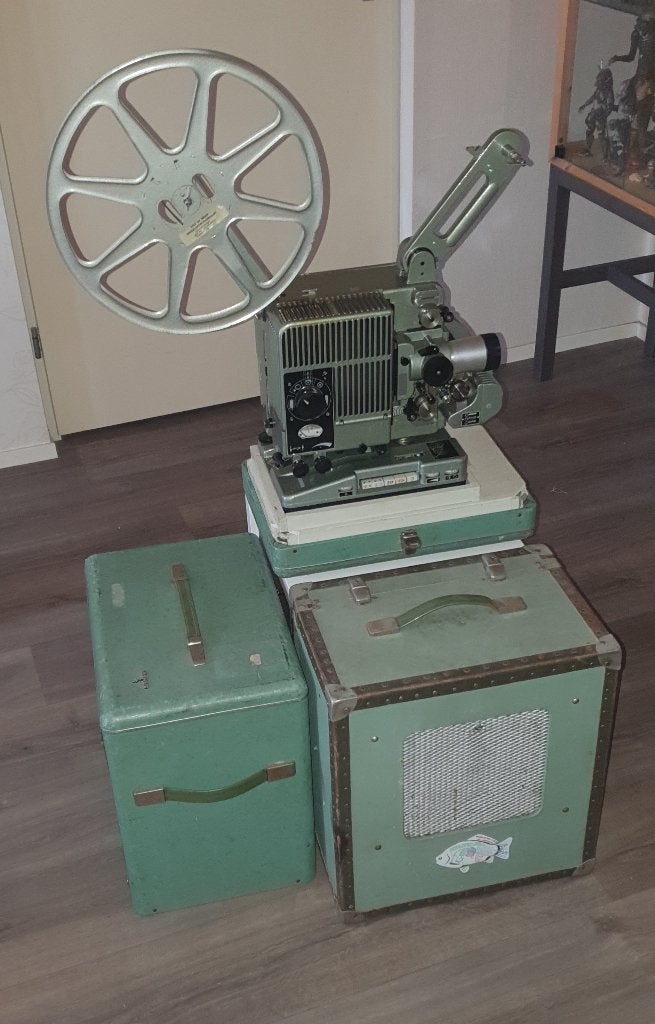 Siemens 2000 16mm filmprojector Bauer-vario-16 met speaker, Ophalen of Verzenden, 1940 tot 1960, Lens of Lenzen