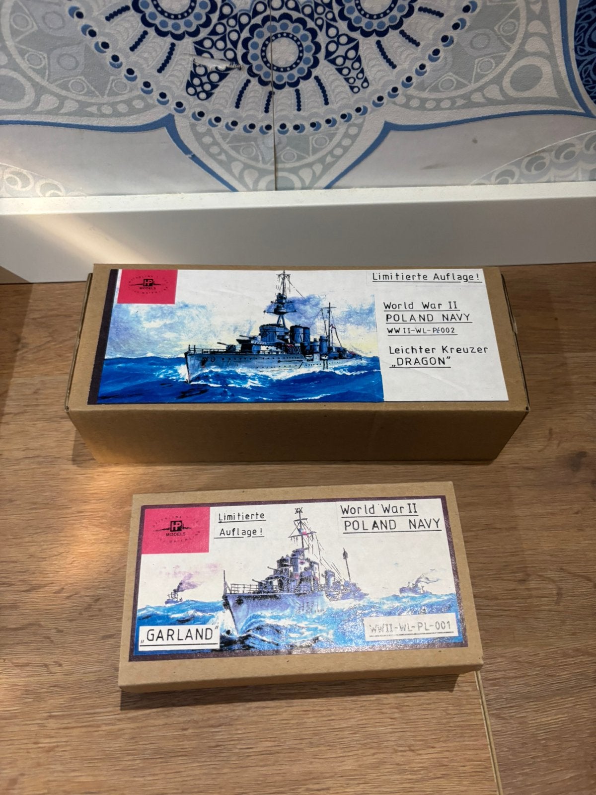 2x HP-Models 1/700 Resin Oorlogsschepen Poolse Marine WW2, Hobby en Vrije tijd, Modelbouw | Boten en Schepen, Ophalen of Verzenden