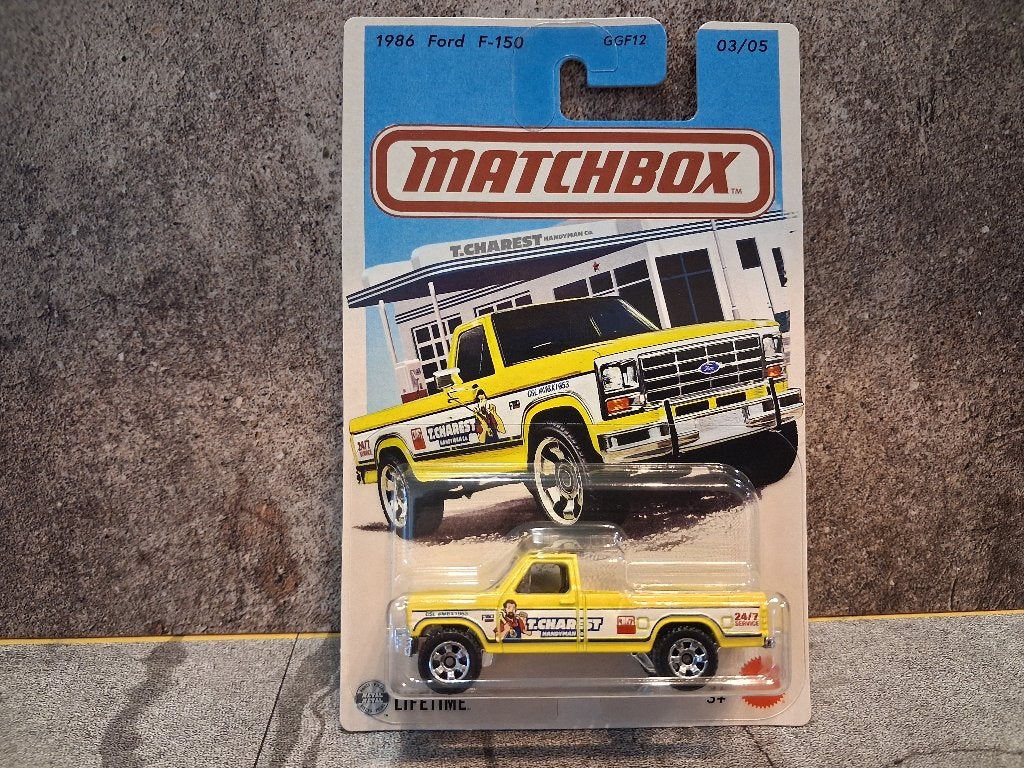 1986 Ford F-150 van Matchbox, Ophalen, Nieuw, Auto