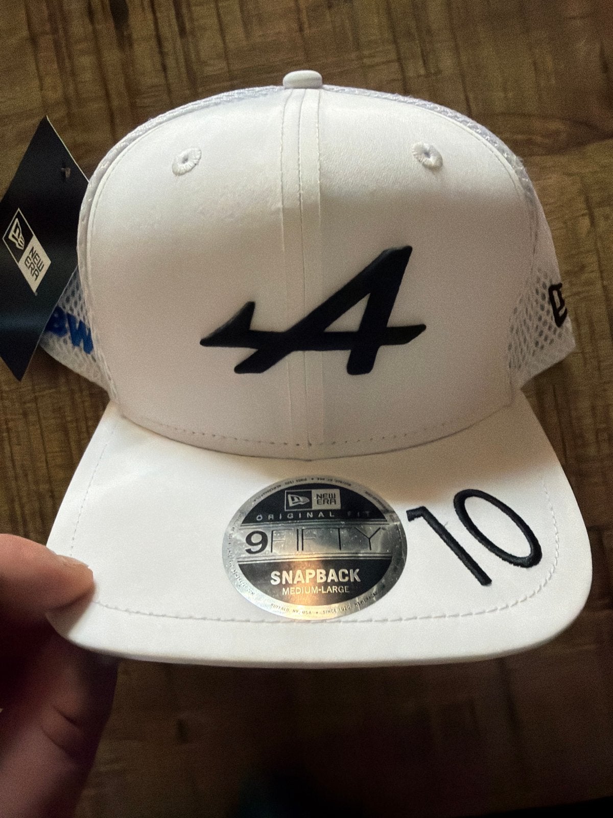 New Era Alpine F1 Snapback Cap Wit - Maat M/L, Ophalen of Verzenden, Nieuw, Pet