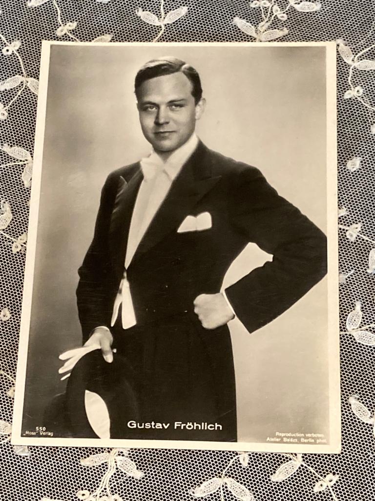 Oude ansichtkaart Gustav Frohlich (300724), Ophalen of Verzenden, Voor 1940, Zo goed als nieuw