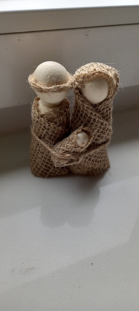 Pegdoll poppetjes jozef - Maria en Jezus., Ophalen of Verzenden, Nieuw