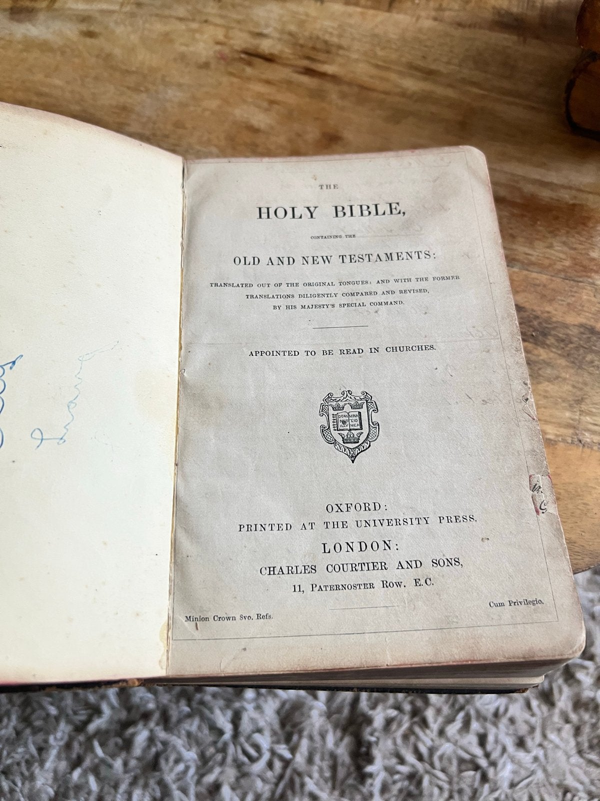 Antieke Bijbel - The Holy Bible, Oxford University Press, Ophalen