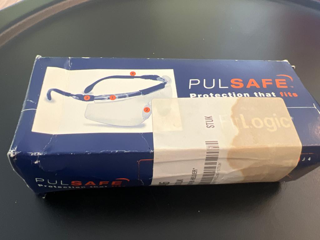 PULSAFE Veiligheidsbril - Bescherming die past, Ophalen of Verzenden, Zo goed als nieuw