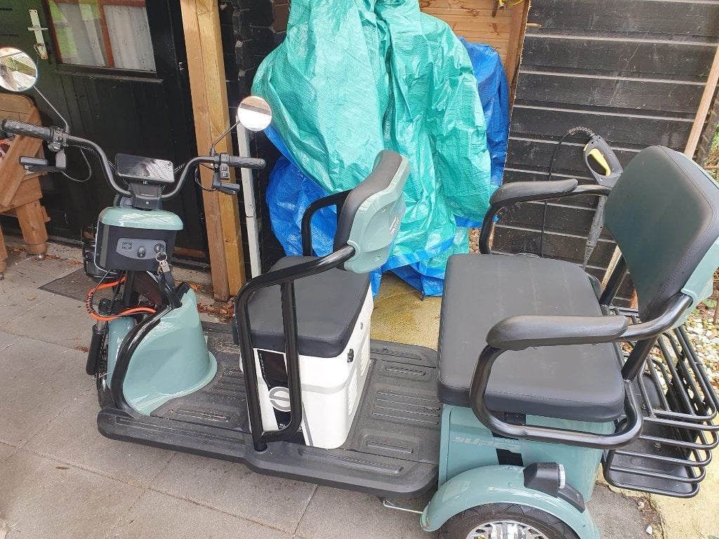 Duo scootmobiel, Nieuw, 16 km/u of meer, 46 km of meer, Ophalen