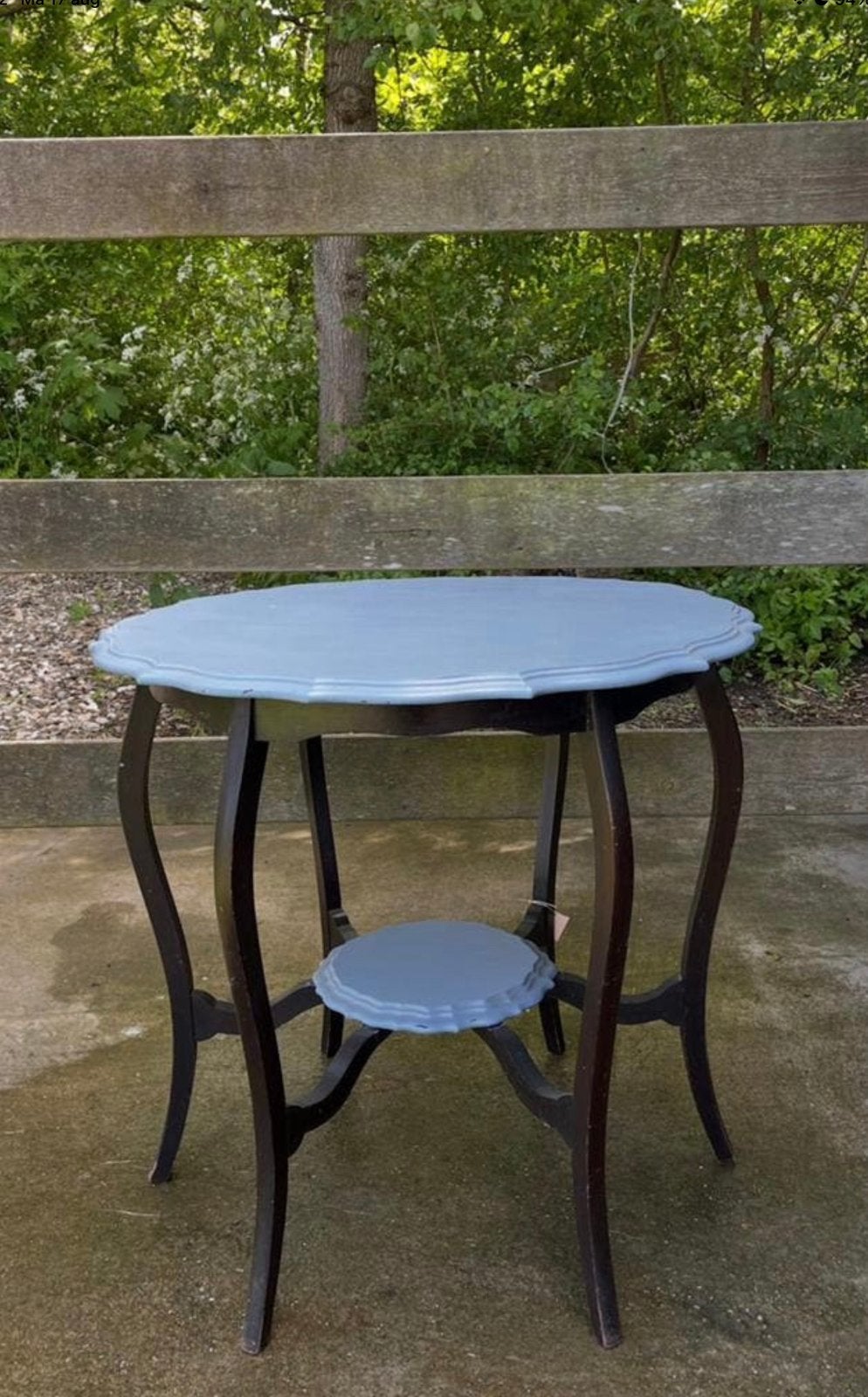 Vintage Eettafel, Ophalen, Rond, 200 cm of meer, 50 tot 100 cm