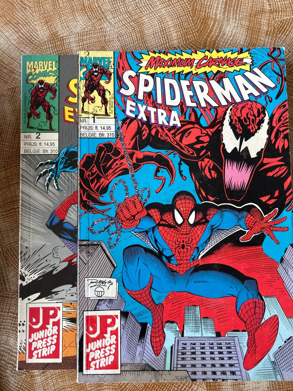 Spider-Man Extra: Maximum Carnage deel 1 & 2, Meerdere stripboeken, Ophalen of Verzenden, Gelezen