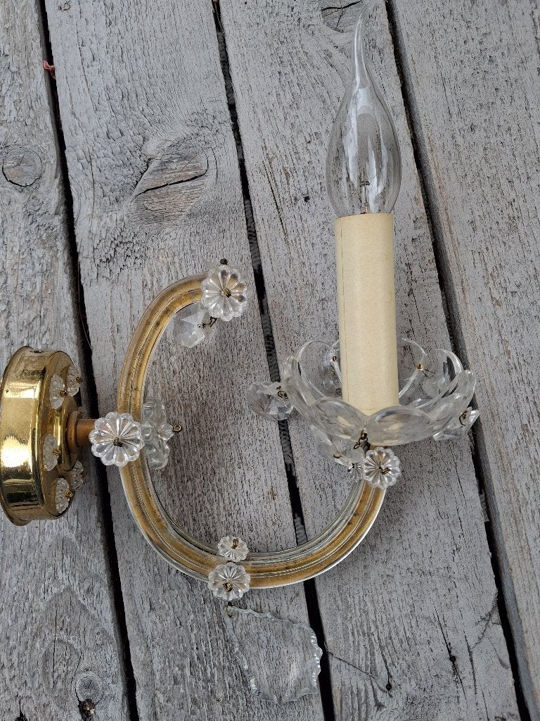 Brocante wandluchter, Ophalen