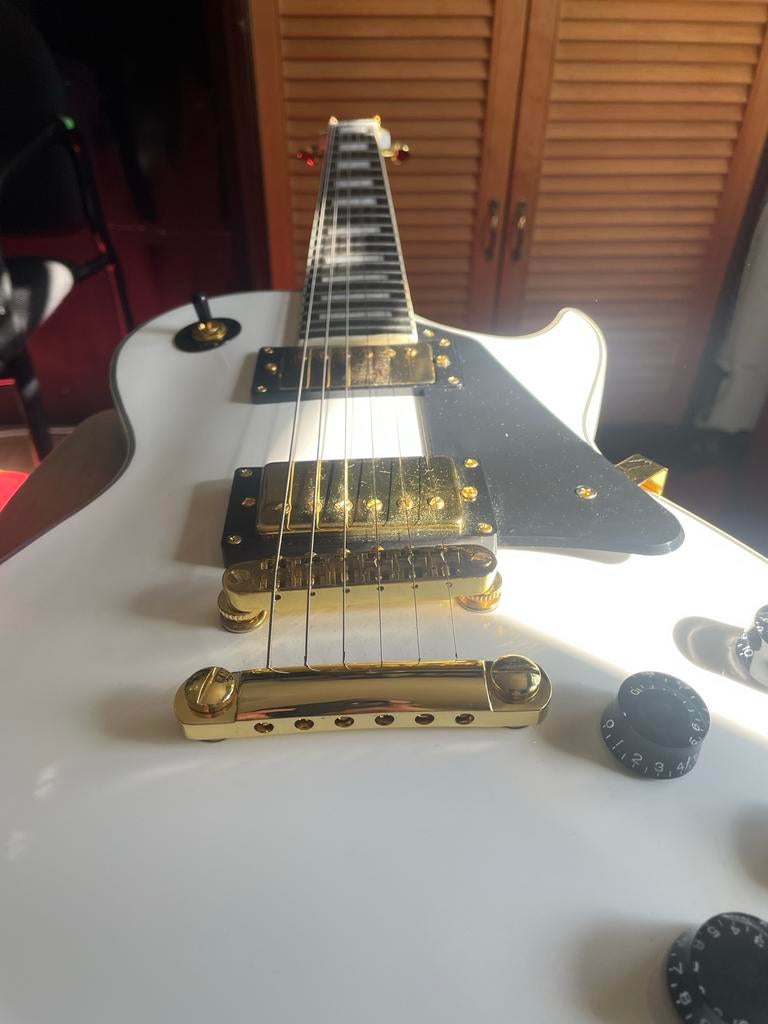 Gitaar– Harley Benton SC-500 WH Vintage Series, Muziek en Instrumenten, Snaarinstrumenten | Gitaren | Elektrisch, Ophalen, Zo goed als nieuw