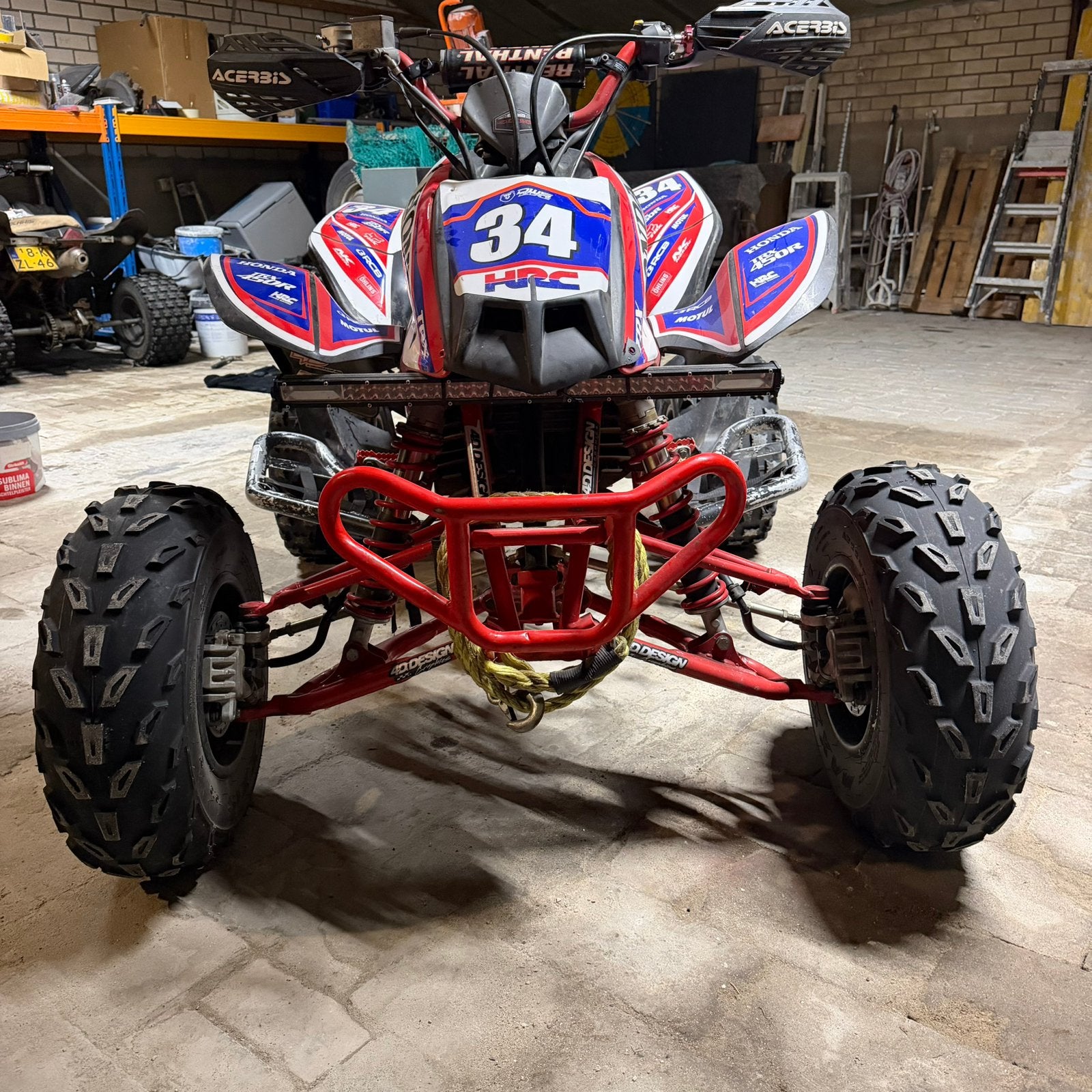 quad met kenteken Honda TRX450R 2006, Sportuitlaat, Gebruikt, Particulier, Crossmotor