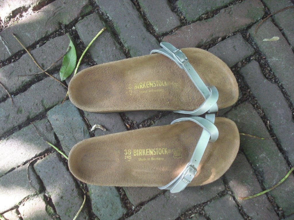 BIRKENSTOCK PIAZZA ZILVER 38 NU GRATIS VERZENDING PER POST