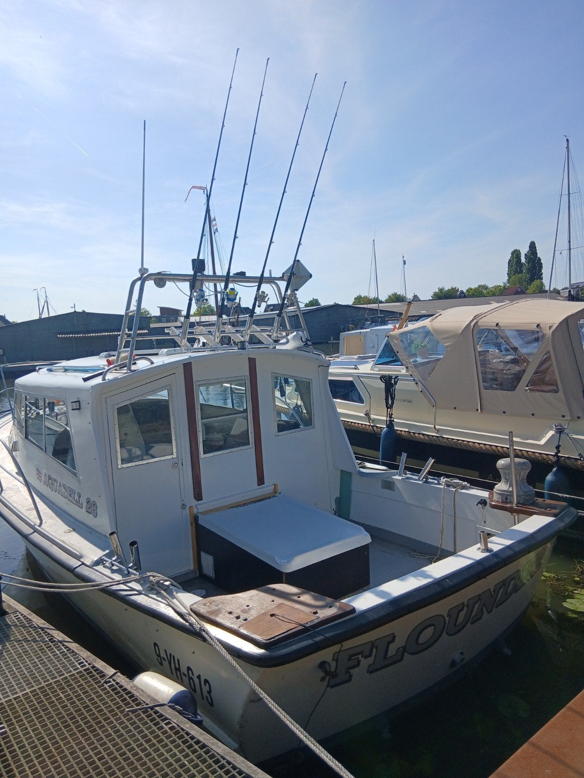 aquabell 28, Watersport en Boten, Ophalen, Diesel, Zonnepaneel