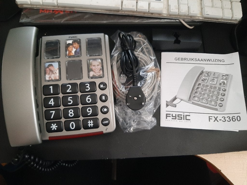 Big Button telefoon Fysic FX-3360, Ophalen of Verzenden, Zo goed als nieuw