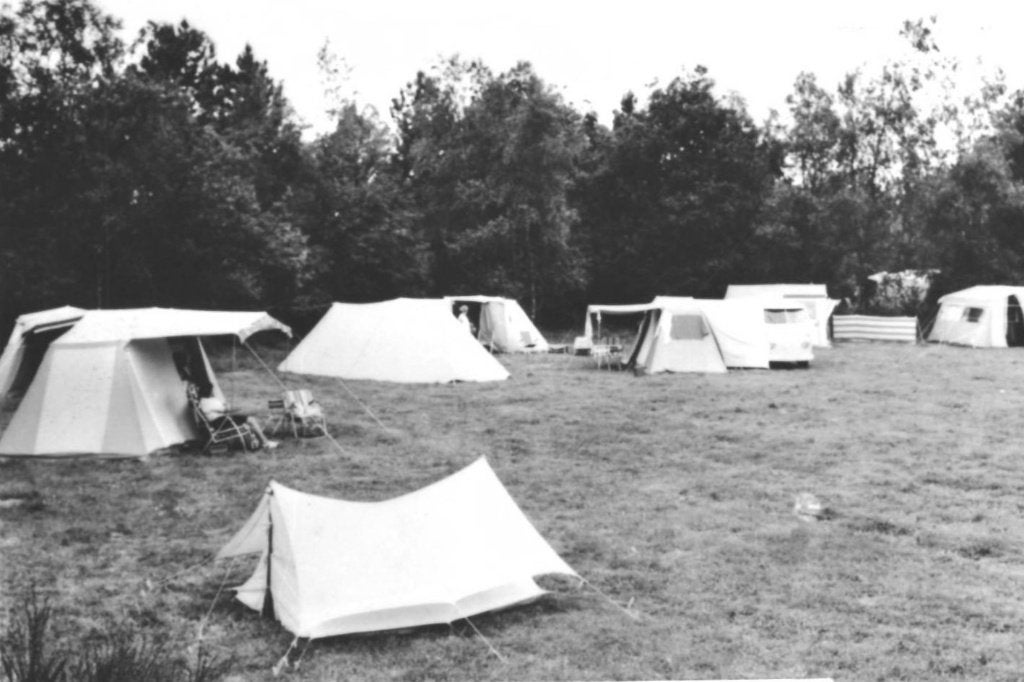 44105	Assen	Buitencentrum	Witterzomer	camping tent	 Gelopen, Ophalen of Verzenden, 1960 tot 1980, Gelopen, Drenthe